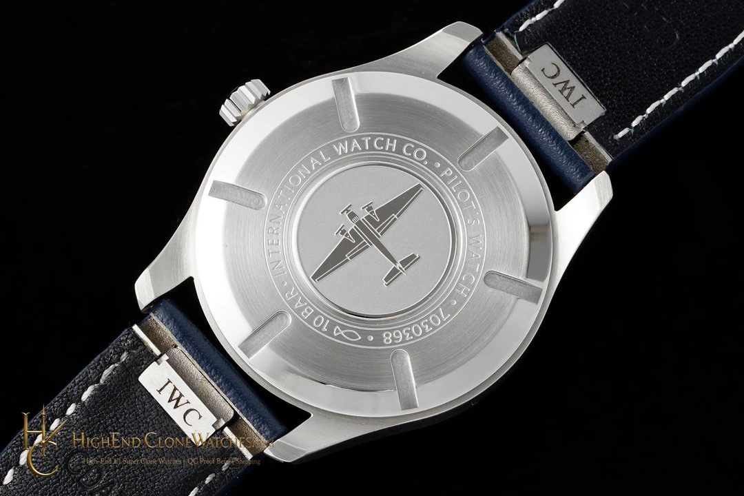 IWC Mark XX Pilots Watch IW328204 super clone watch angled view
