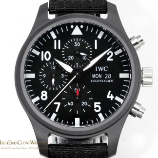 IWC Pilot Chronograph Top Gun 41mm IW389101 super clone watch dial detail