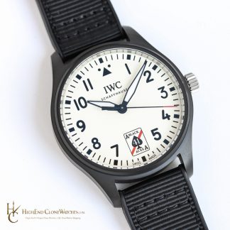 IWC Pilots Watch Automatic 41mm Black Aces IW326905 super clone watch front view