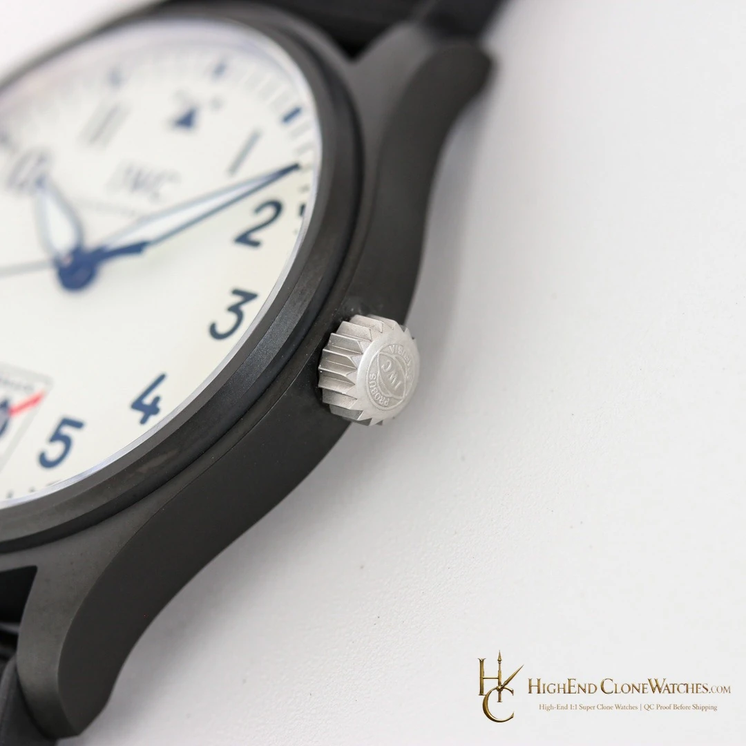 IWC Pilots Watch Automatic 41mm Black Aces IW326905 super clone watch clasp detail