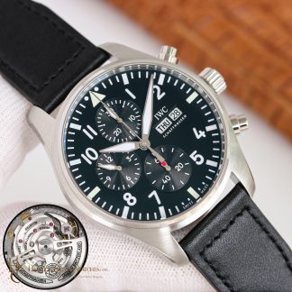 IWC Pilots Watch Chronograph 41mm IW388111 super clone watch front view