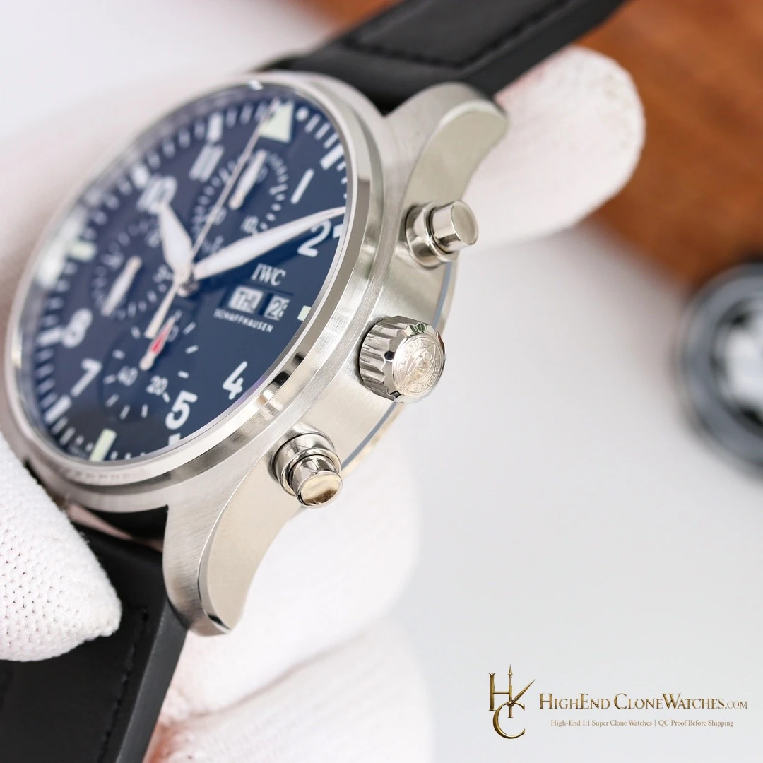 IWC Pilots Watch Chronograph 41mm IW388111 super clone watch caseback detail