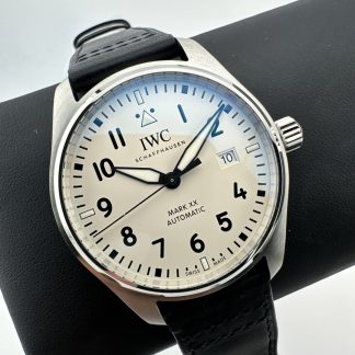 IWC Pilots Watch Mark XX 40mm IW328207 super clone watch dial detail