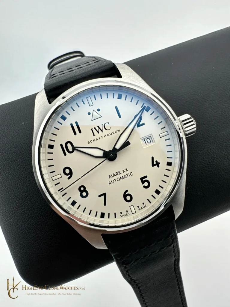 IWC Pilots Watch Mark XX 40mm IW328207 super clone watch dial detail