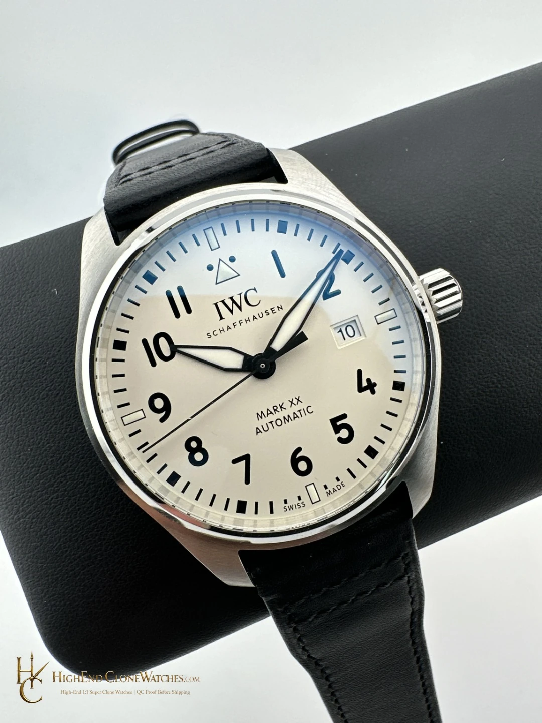 IWC Pilots Watch Mark XX 40mm IW328207 super clone watch dial detail