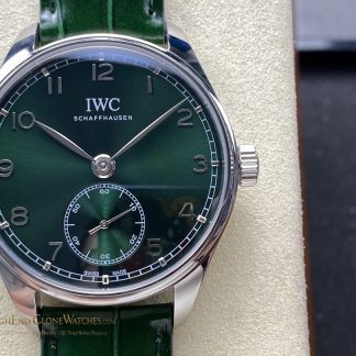 IWC Portugieser Automatic Green dial 40mm IW358310 super clone watch front view