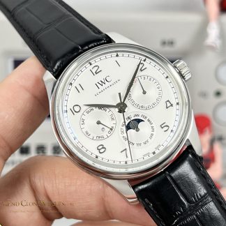 IWC Portugieser Perpetual Calendar 42mm IW344203 super clone watch dial detail