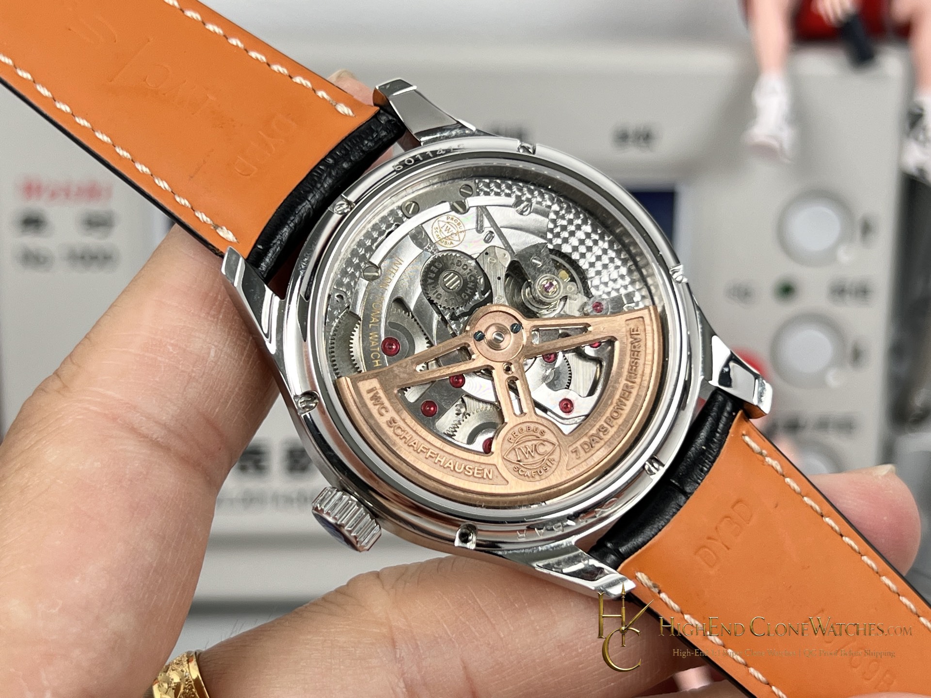 IWC Portugieser Perpetual Calendar 42mm IW344203 super clone watch wrist shot