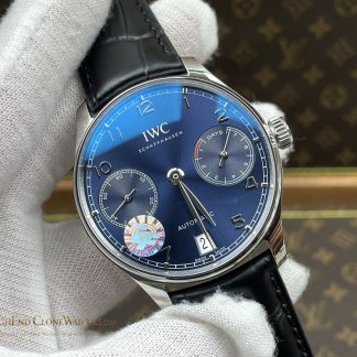 IWC Portuguese Automatic Blue Dial 42.3mm IW500710 super clone watch dial detail