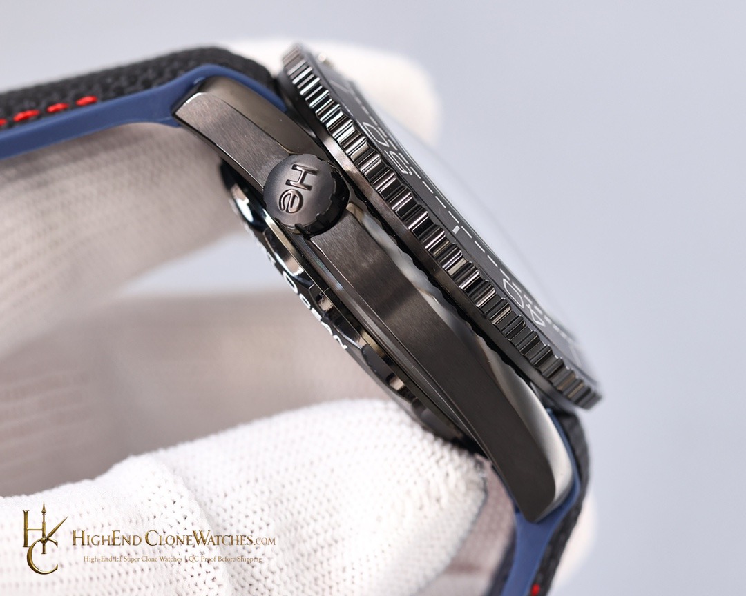 Omega Seamaster Planet Ocean 600M ETNZ Deep Black 215.92.46.22.01.004 45.5mm product view super clone watch