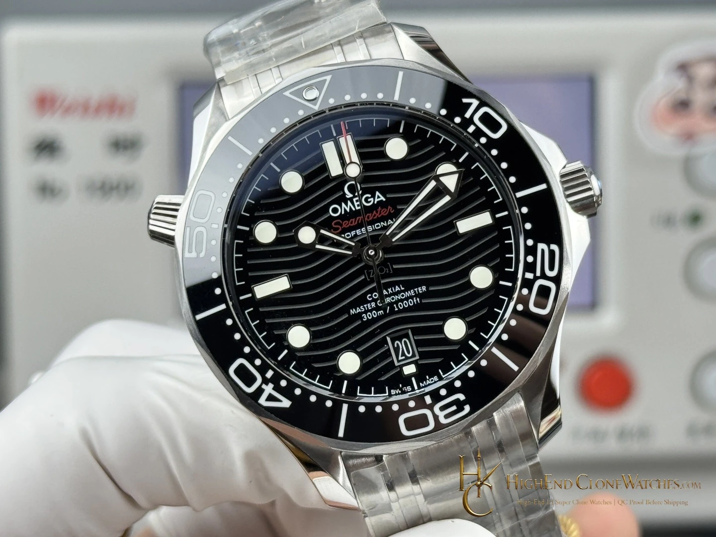 Omega Seamaster Diver 300M 210.30.42.20.01.001 42mm product view super clone watch - product view 4