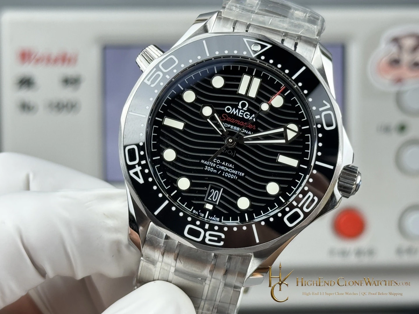 Omega Seamaster Diver 300M 210.30.42.20.01.001 42mm product view super clone watch - product view 5