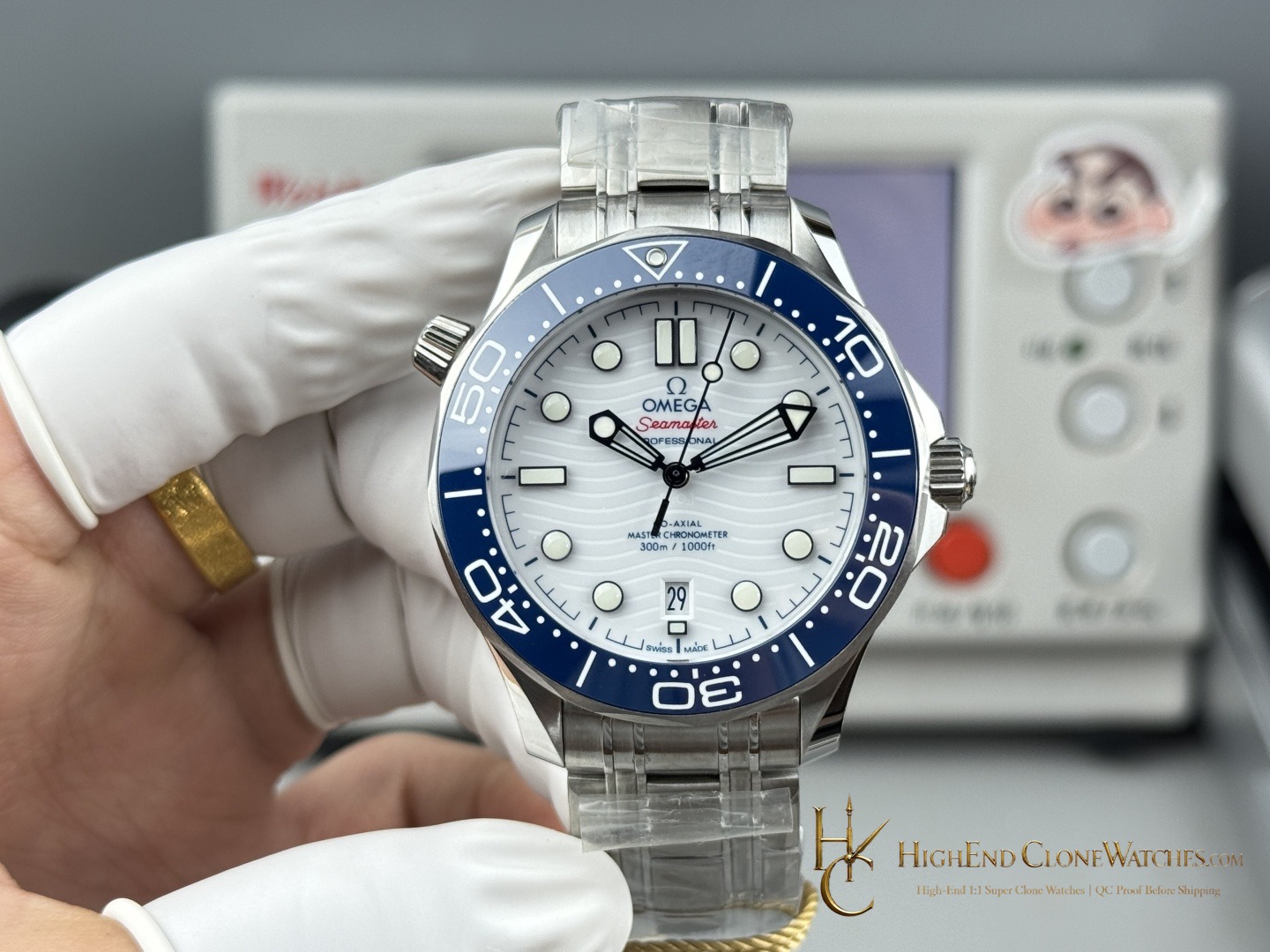 Omega Seamaster Diver 300M Tokyo 2020 522.30.42.20.04.001 42mm product view super clone watch