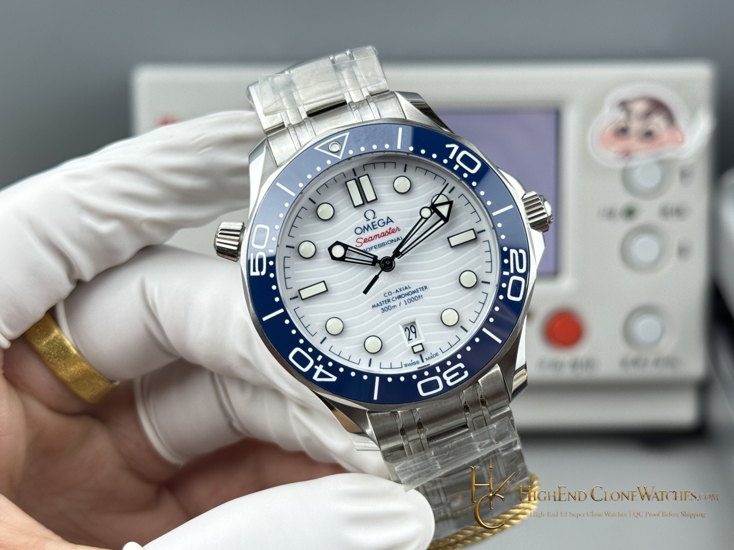 Omega Seamaster Diver 300M Tokyo 2020 522.30.42.20.04.001 42mm product view super clone watch