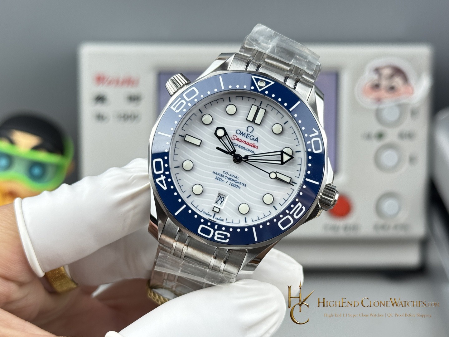 Omega Seamaster Diver 300M Tokyo 2020 522.30.42.20.04.001 42mm product view super clone watch