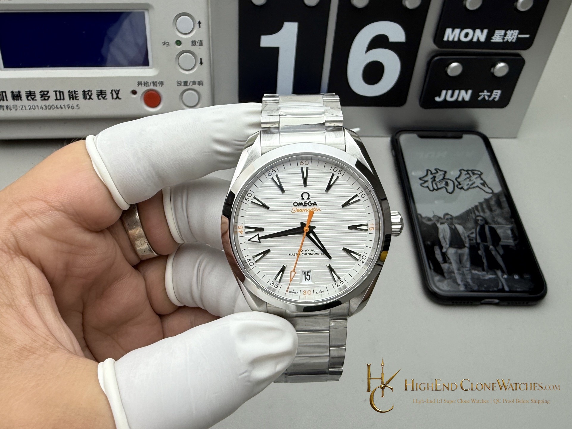 Omega Seamaster Aqua Terra 150M 220.10.41.21.02.001 41mm product view super clone watch