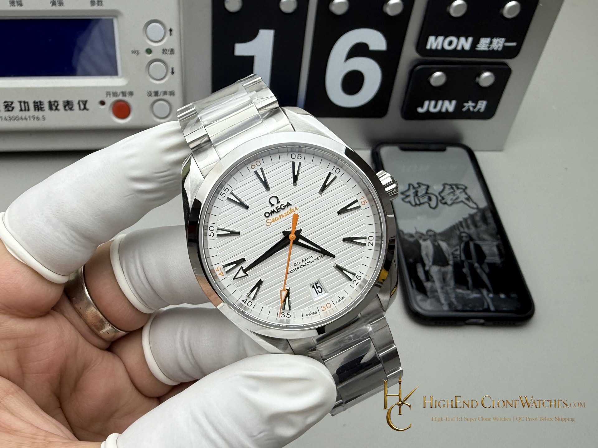 Omega Seamaster Aqua Terra 150M 220.10.41.21.02.001 41mm product view super clone watch