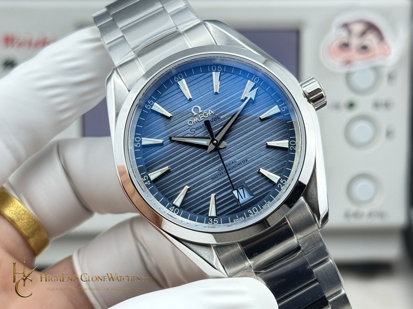 Omega Seamaster Aqua Terra 150M 220.10.41.21.03.005 41mm product view super clone watch