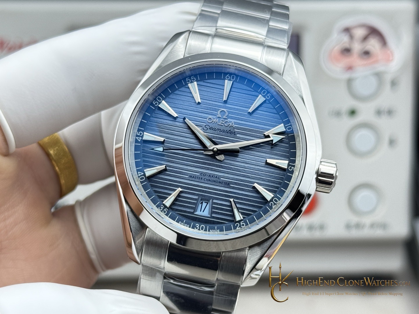 Omega Seamaster Aqua Terra 150M 220.10.41.21.03.005 41mm product view super clone watch