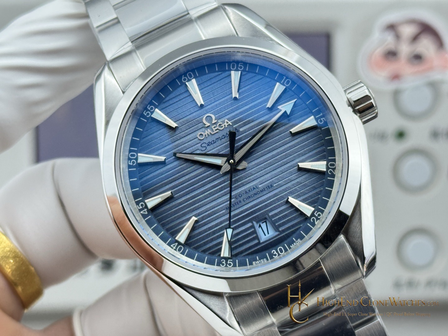 Omega Seamaster Aqua Terra 150M 220.10.41.21.03.005 41mm product view super clone watch