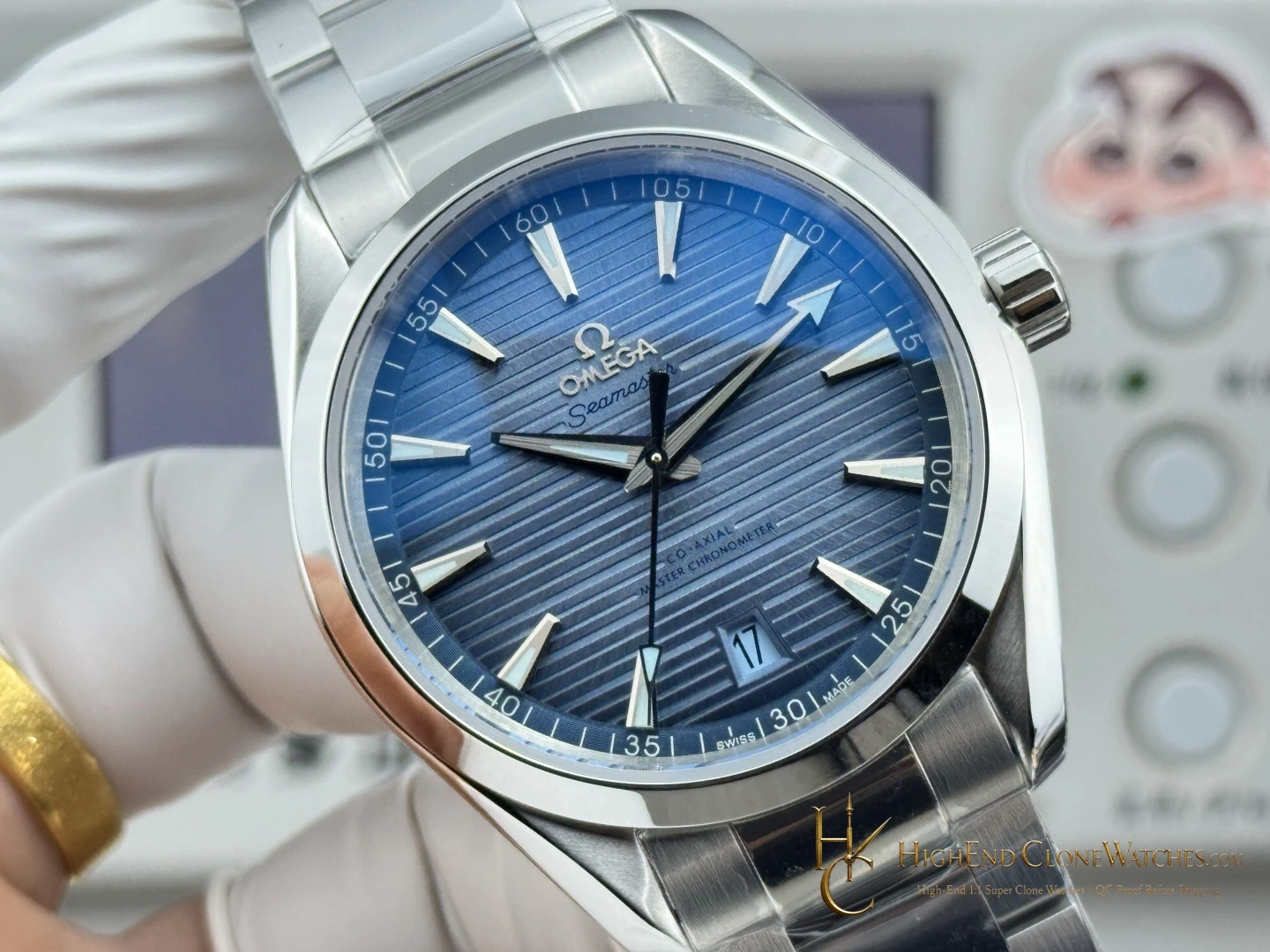 Omega Seamaster Aqua Terra 150M 220.10.41.21.03.005 41mm product view super clone watch - product view 4