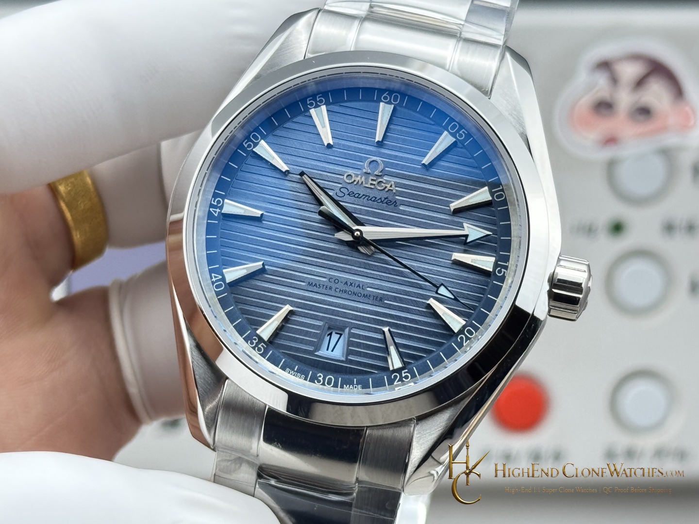 Omega Seamaster Aqua Terra 150M 220.10.41.21.03.005 41mm product view super clone watch