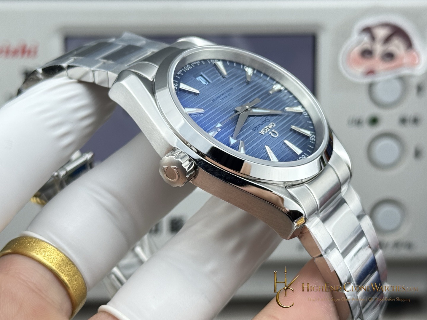 Omega Seamaster Aqua Terra 150M 220.10.41.21.03.005 41mm product view super clone watch