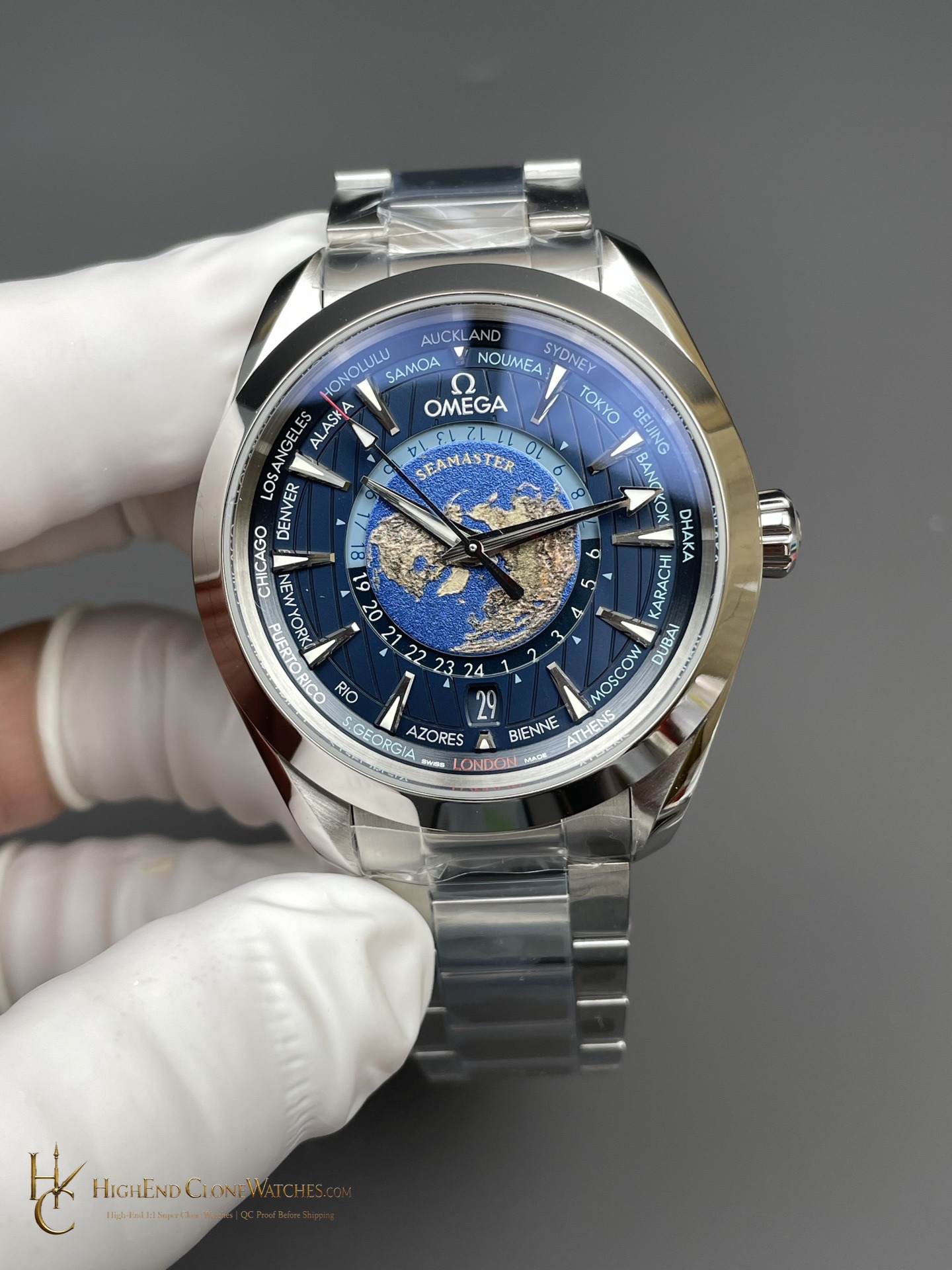 Omega Seamaster Aqua Terra 150M 220.10.43.22.03.001 43mm product view super clone watch