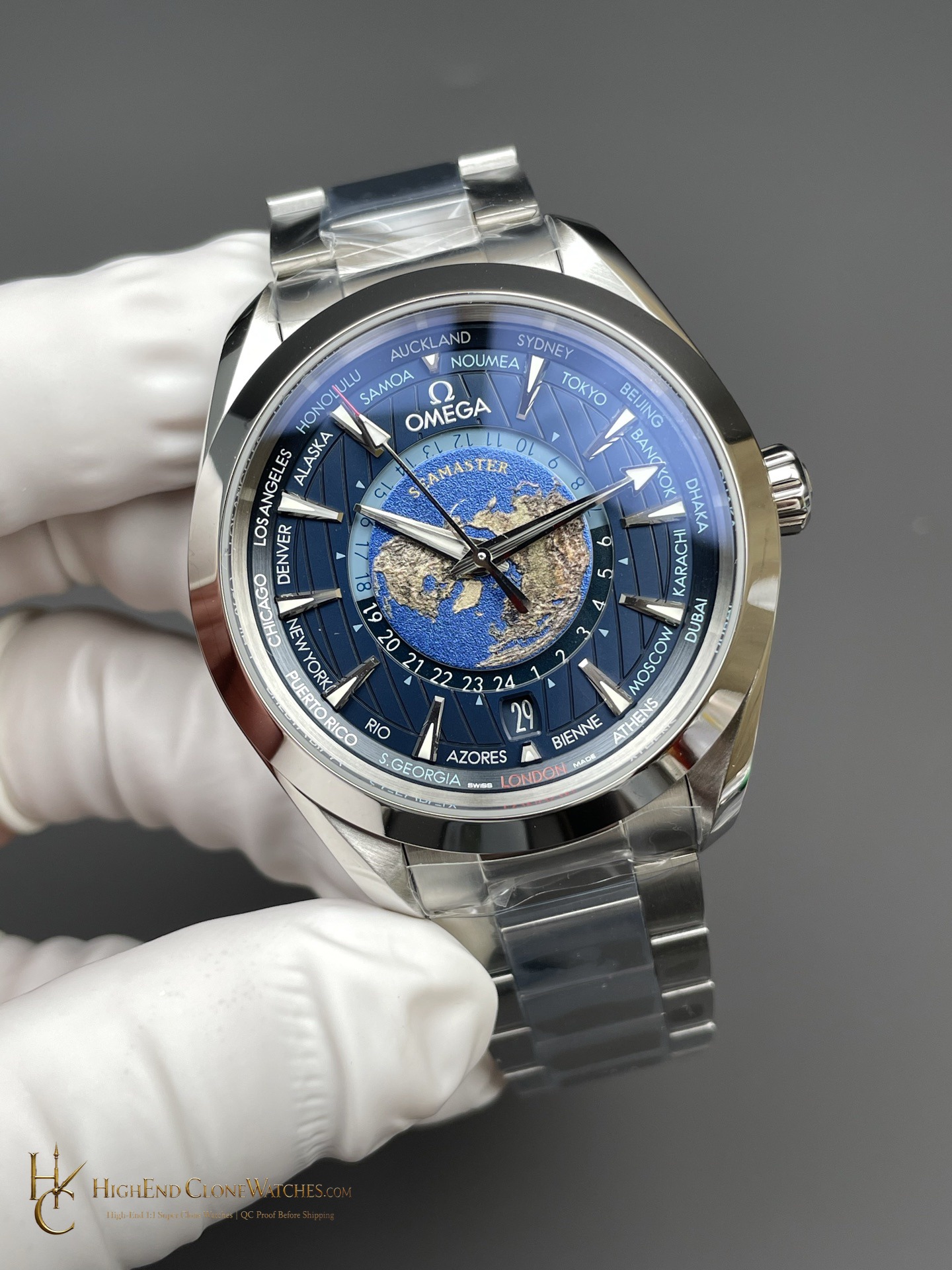 Omega Seamaster Aqua Terra 150M 220.10.43.22.03.001 43mm product view super clone watch