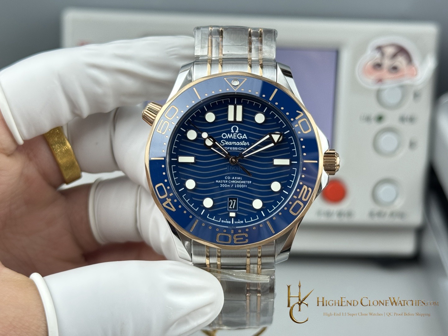 Omega Seamaster Diver 300M 210.20.42.20.03.002 42mm product view super clone watch