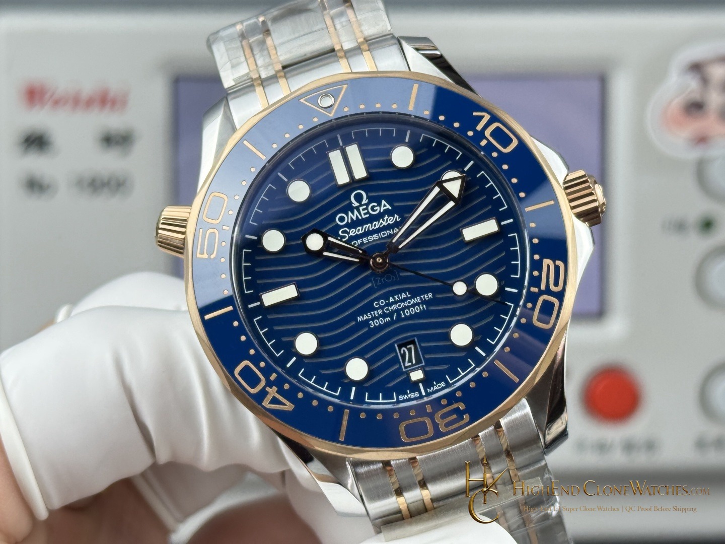 Omega Seamaster Diver 300M 210.20.42.20.03.002 42mm product view super clone watch
