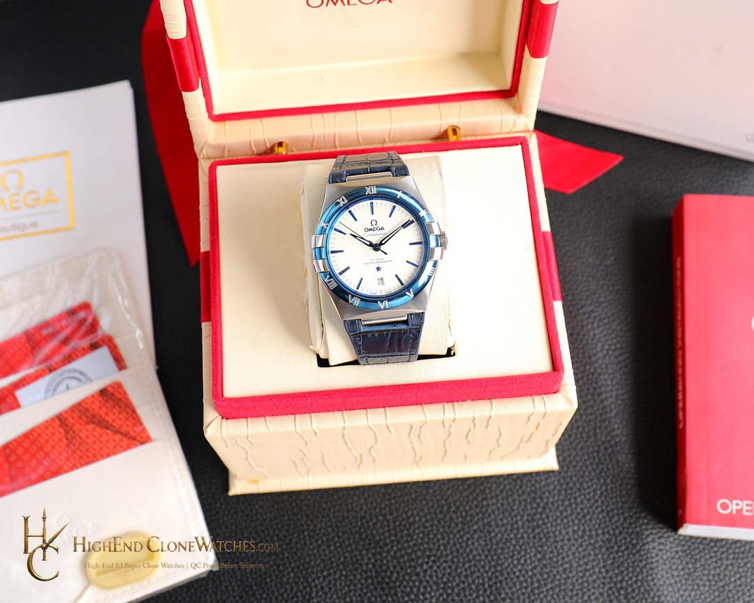 Omega Constellation 131.33.41.21.04.001 41mm product view super clone watch