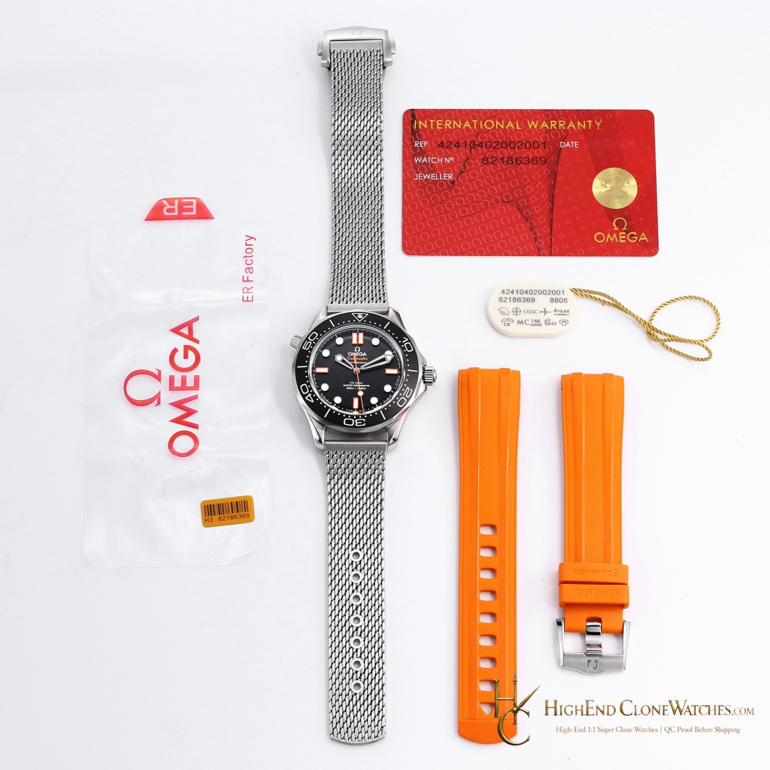Omega Seamaster Diver 300M 42mm 210.30.42.20.01.018 Black Dial product view super clone watch