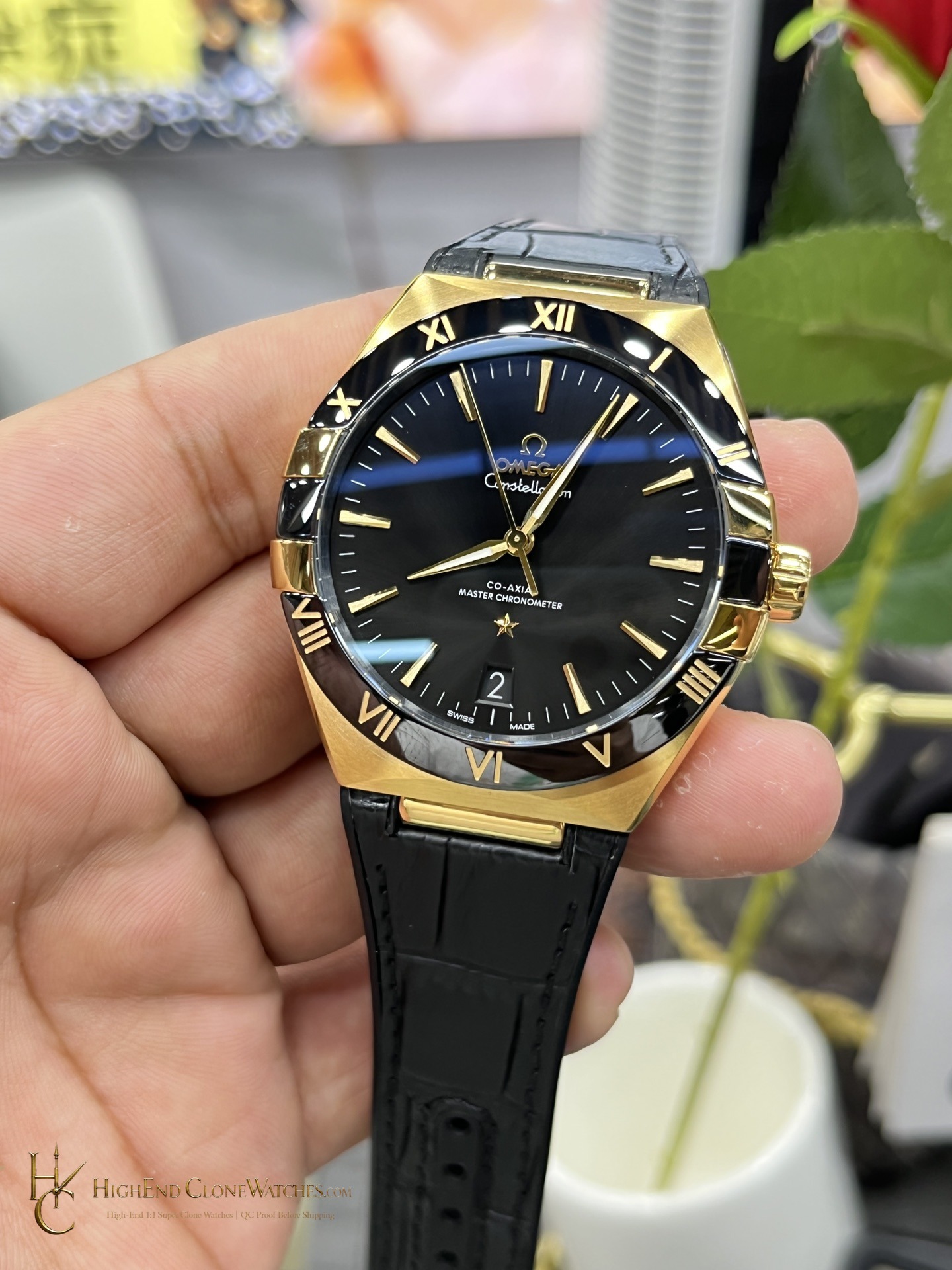 Omega Constellation 131.63.41.21.01.001 41mm product view super clone watch