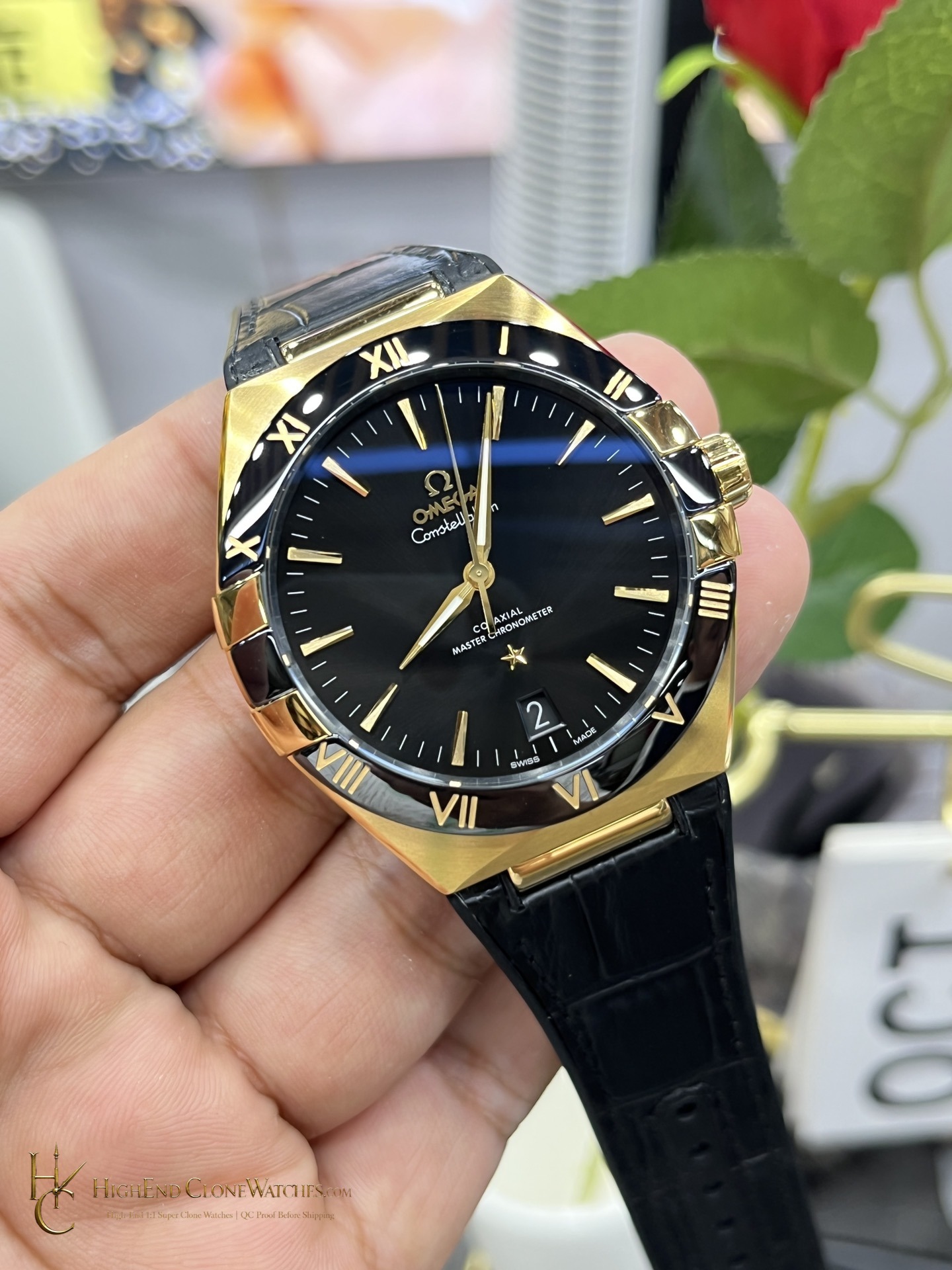 Omega Constellation 131.63.41.21.01.001 41mm product view super clone watch