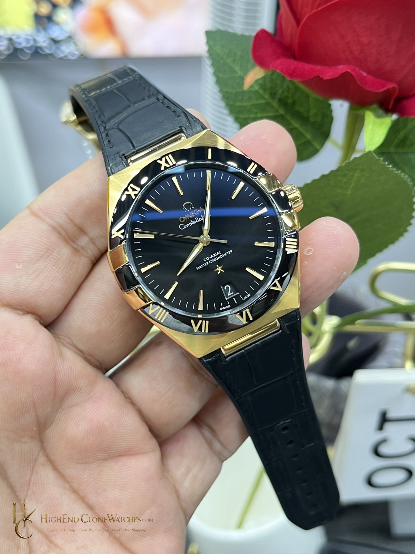 Omega Constellation 131.63.41.21.01.001 41mm product view super clone watch