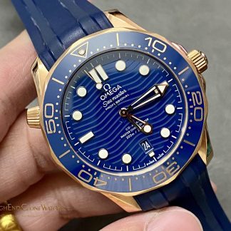 Omega Seamaster Diver 300M Rose Gold 210.62.42.20.03.001 42mm product view super clone watch