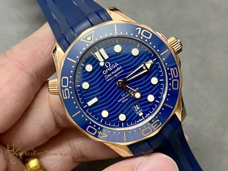 Omega Seamaster Diver 300M Rose Gold 210.62.42.20.03.001 42mm product view super clone watch