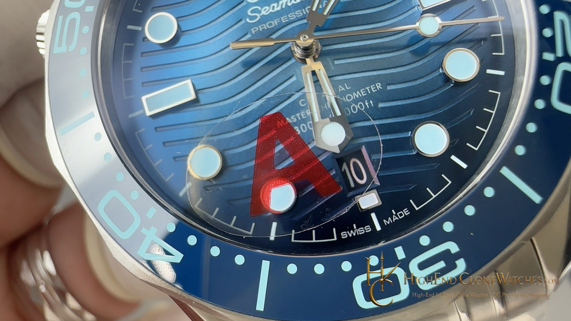 Omega Seamaster Diver 300M Summer Blue 210.30.42.20.03.003 42mm product view super clone watch