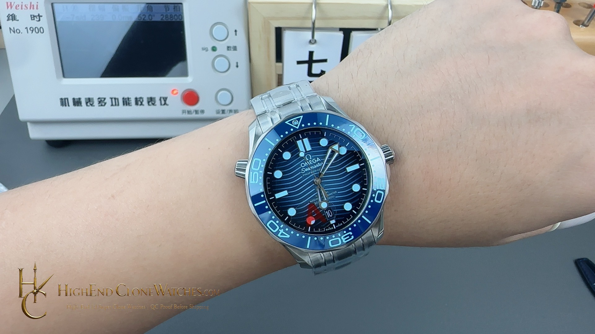 Omega Seamaster Diver 300M Summer Blue 210.30.42.20.03.003 42mm product view super clone watch