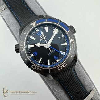 Omega Seamaster Planet Ocean 600m Deep Black 215.92.46.22.01.002 45.5mm product view super clone watch