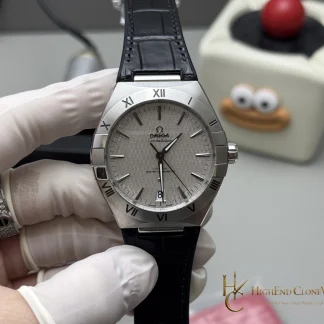 Omega Constellation Steel On Rubber Strap 131.12.41.21.06.001 41mm product view super clone watch