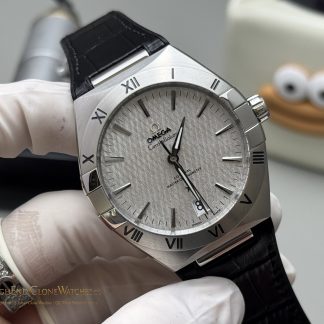 Omega Constellation Steel On Rubber Strap 131.12.41.21.06.001 41mm product view super clone watch