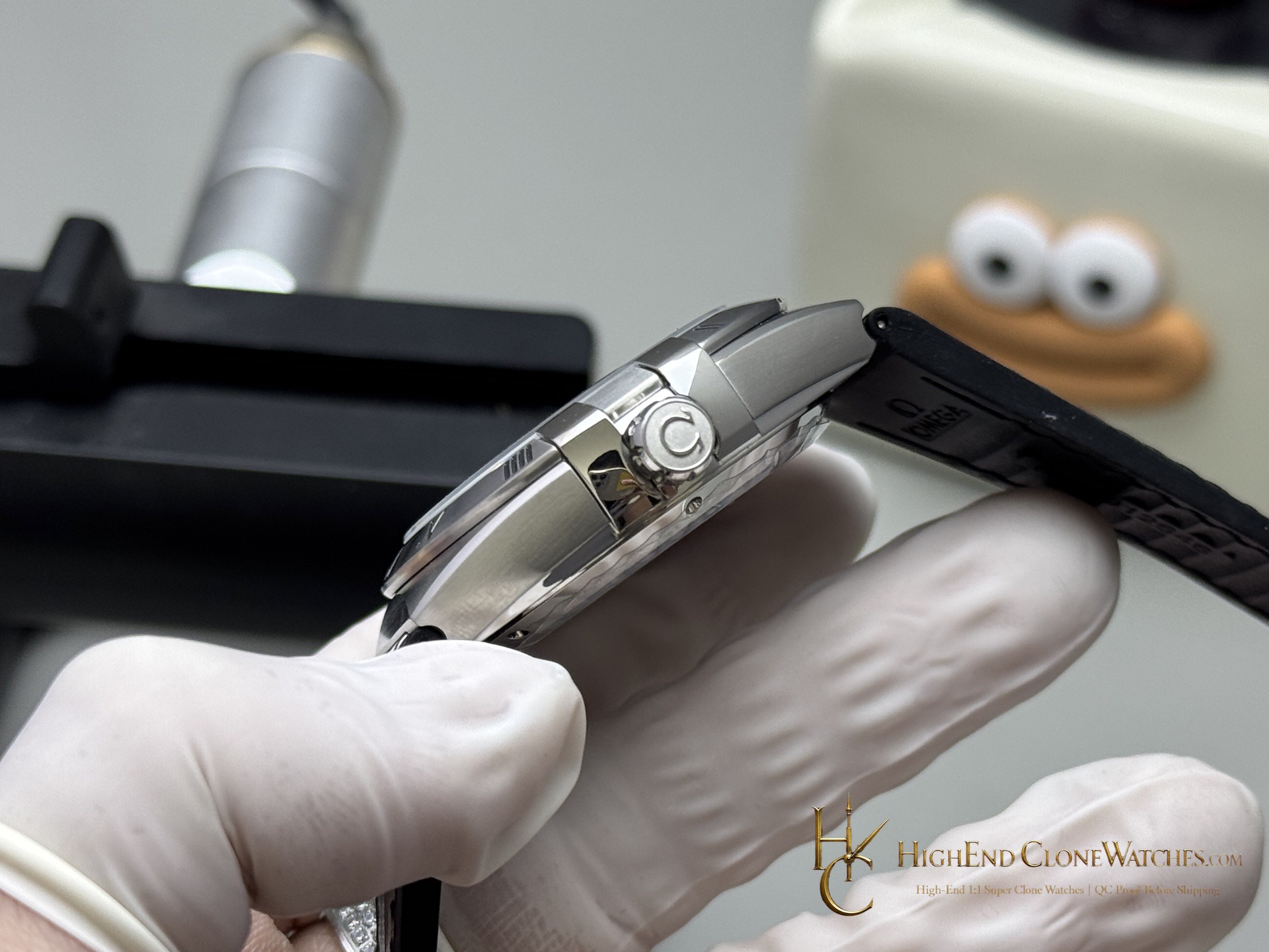 Omega Constellation Steel On Rubber Strap 131.12.41.21.06.001 41mm product view super clone watch