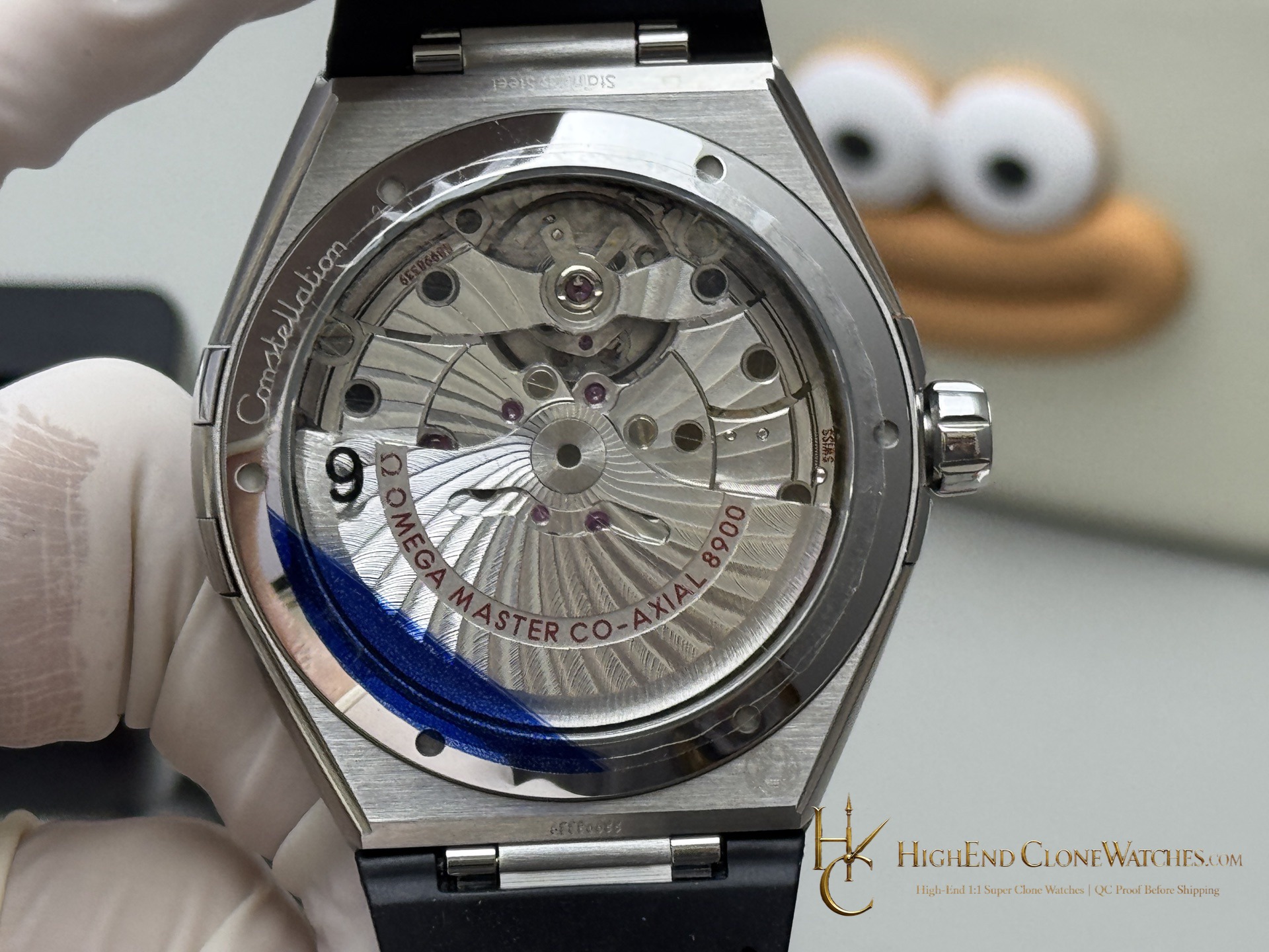 Omega Constellation Steel On Rubber Strap 131.12.41.21.06.001 41mm product view super clone watch
