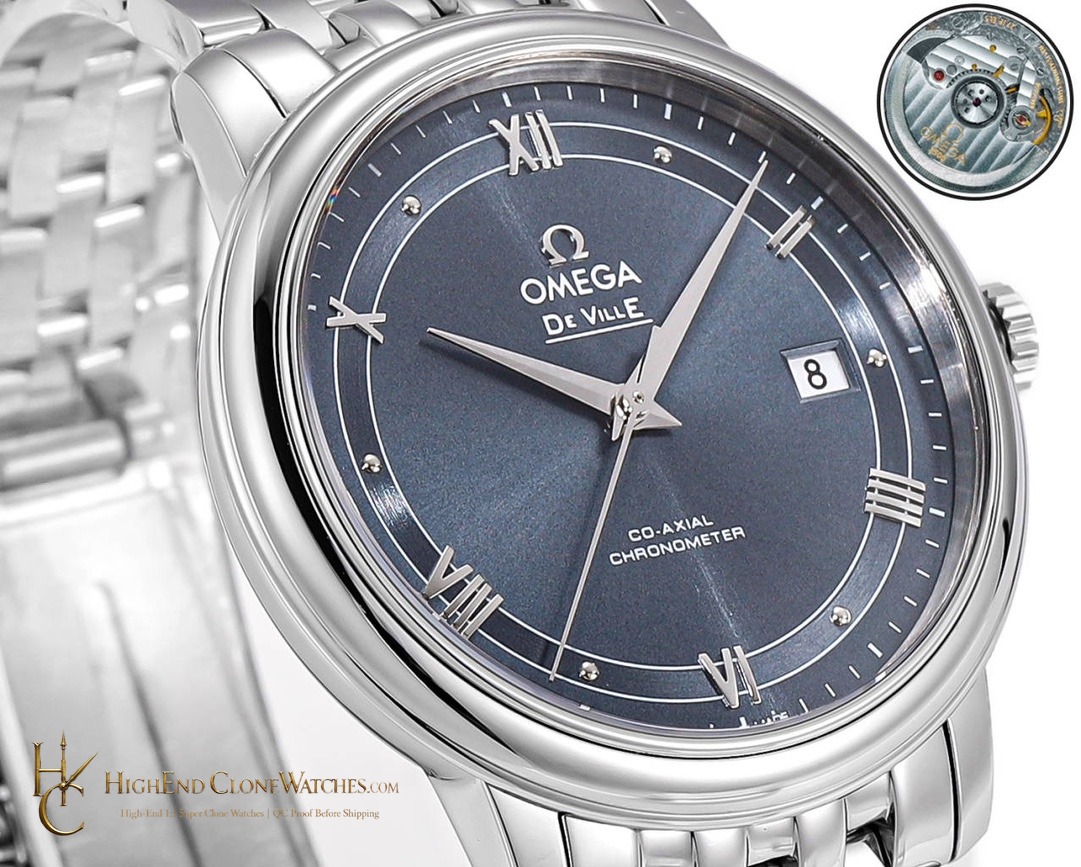 Omega De Ville Prestige 424.10.40.20.03.002 39.5mm product view super clone watch