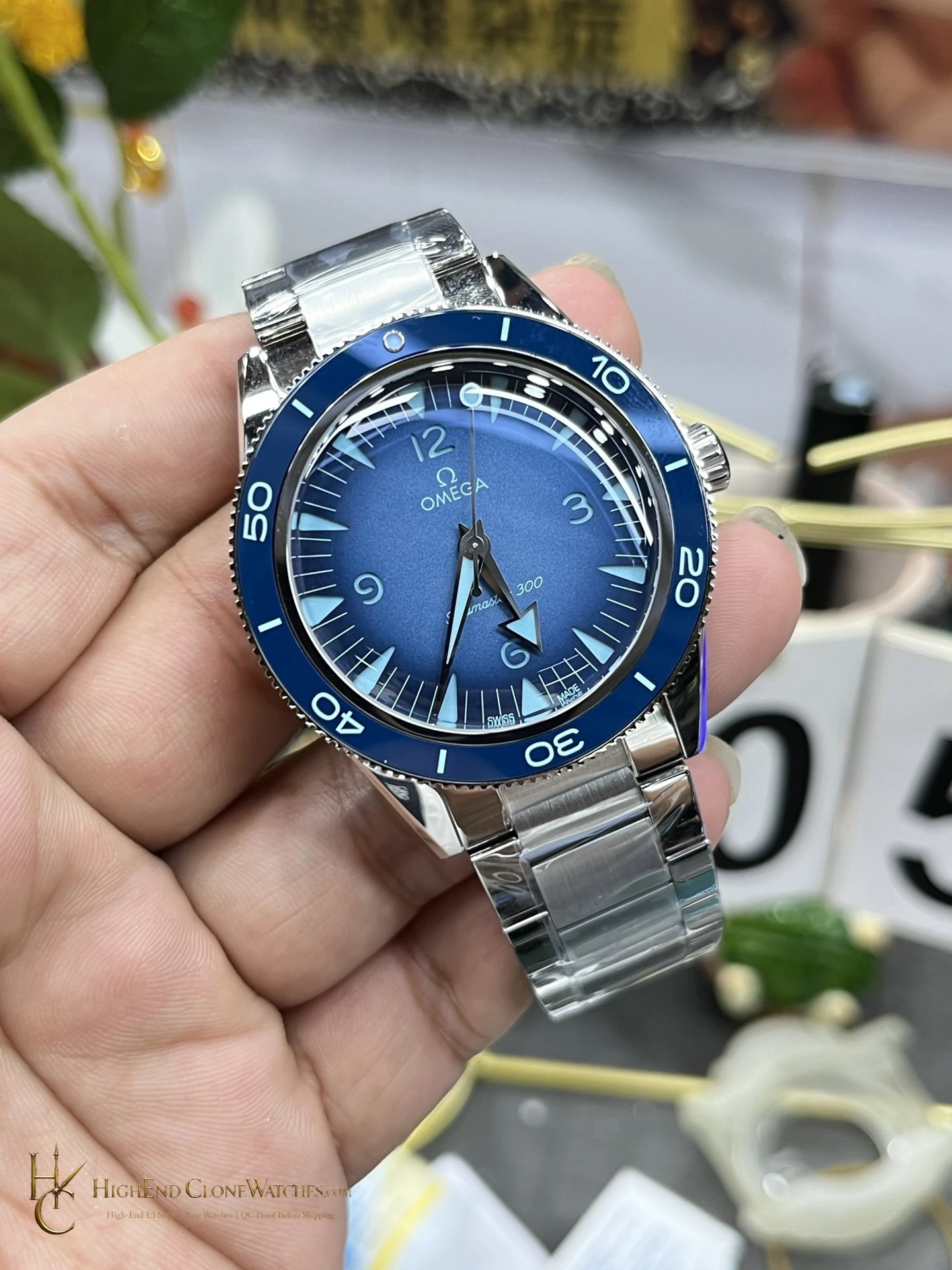Omega Seamaster 300M 234.30.41.21.03.002 41mm product view super clone watch - product view 3