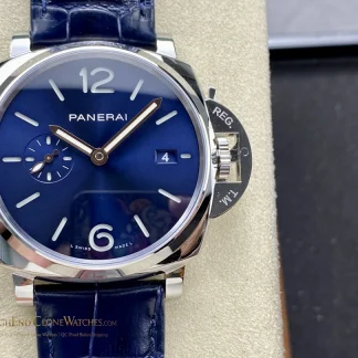 Panerai Blue Dial 42mm Luminor Due PAM1274 product view super clone watch