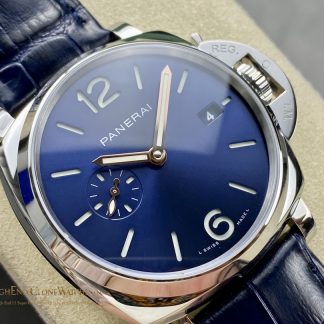 Panerai Blue Dial 42mm Luminor Due PAM1274 product view super clone watch