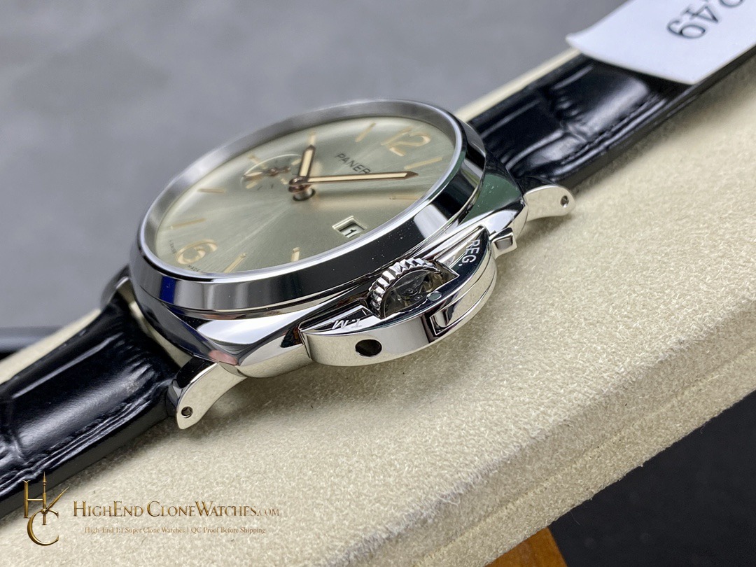 Panerai Luminor Due Automatic Champagne Dial 42mm PAM01249 product view super clone watch